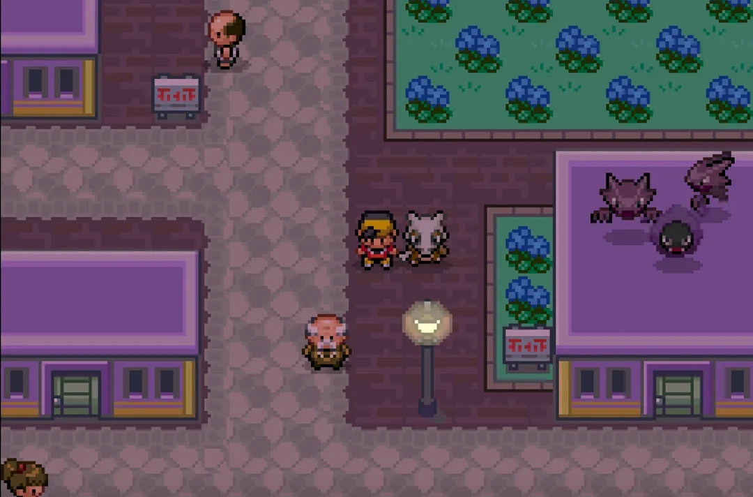 Pokemon Heart & Soul v2.0 Kanto overworld scene using updated maps and tiles